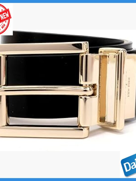 Reversible Leather Belt Medium Size Adjustable Buckle Women\'s Accessory main image 6